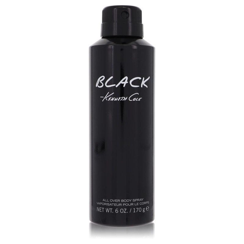 Kenneth Cole Black by Kenneth Cole Body Spray 6 oz for Men - Premium Designer Fragrance