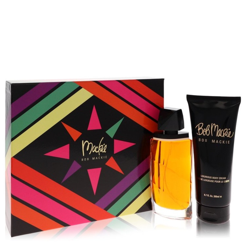 Bob Mackie 2 Pc Set EDT Spray 3.4, Body Cream 6.8 Oz Perfume by Bob Mackie for Women