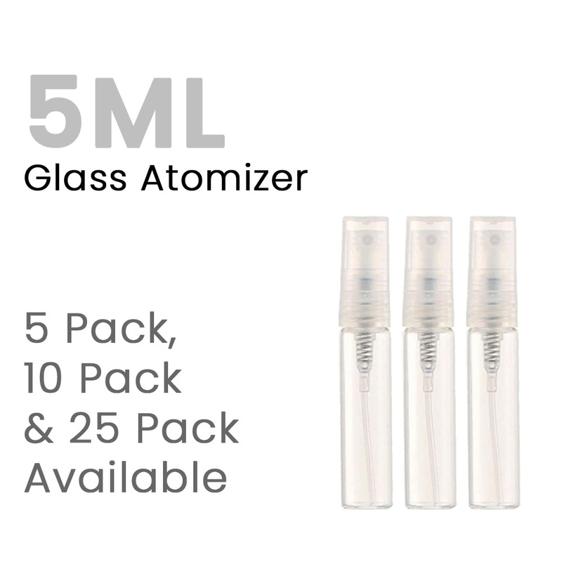 DIY 5ml Eco Atomizers - Glass Decant Atomizer Set 5 Pack