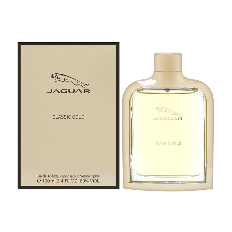 Jaguar Classic Gold by Jaguar for Men 3.4 oz Eau de Toilette Spray