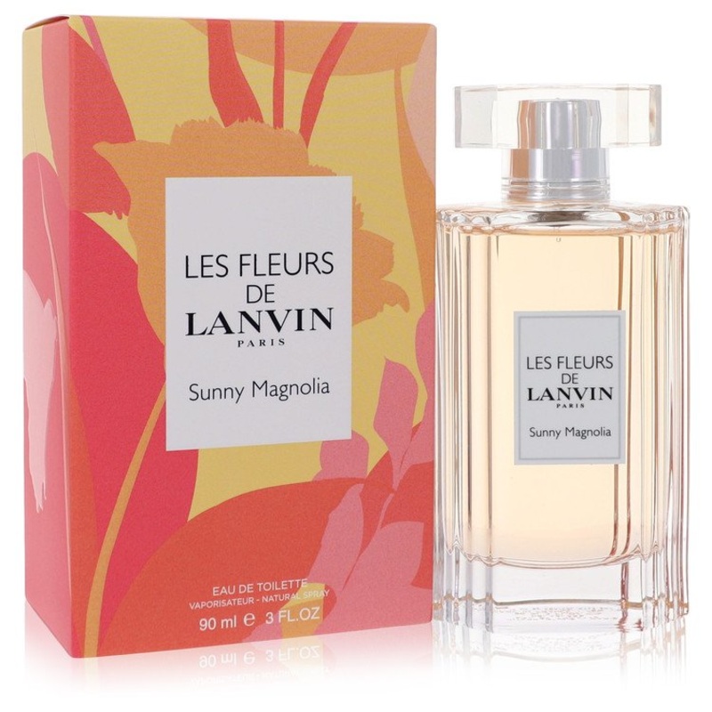 Les Fleurs De Lanvin Sunny Magnolia by Lanvin Eau De Toilette Spray 3 oz for Women - Premium Designer Fragrance