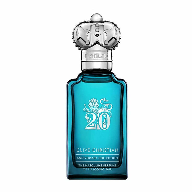 Clive Christian 20th Anniversary Collection Iconic Masculine Parfum for Men - Box Item 5ml Atomizer Black