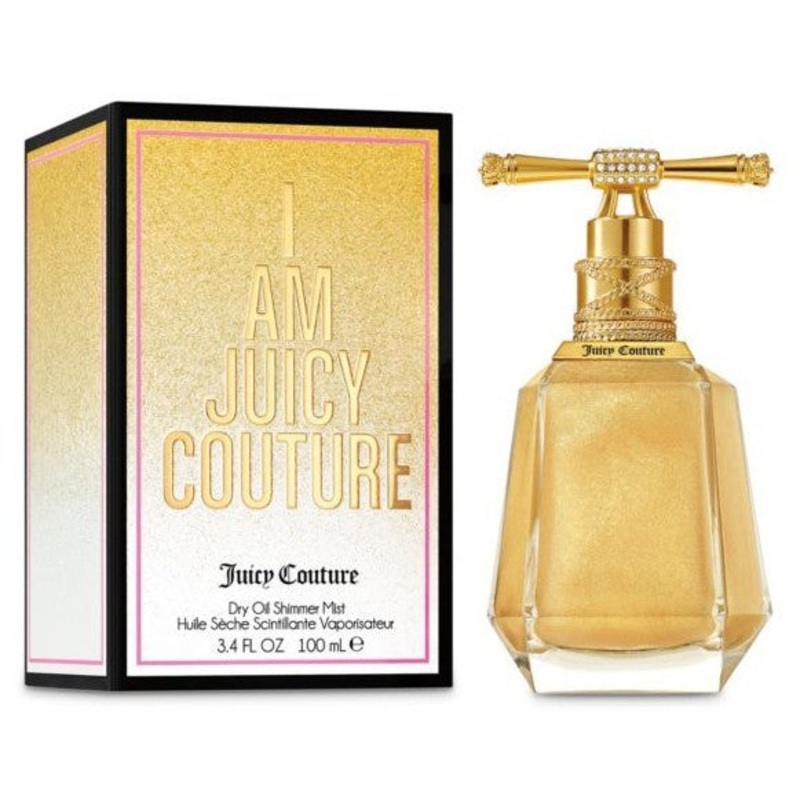 I Am Juicy Couture Dry Oil Shimmer Mist by Juicy Couture 3.4 Oz. Mist For Women