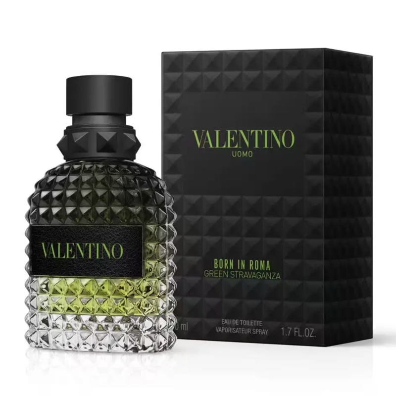 Valentino Uomo Born In Roma Green Stravaganza EDT Spray (M) 50ML