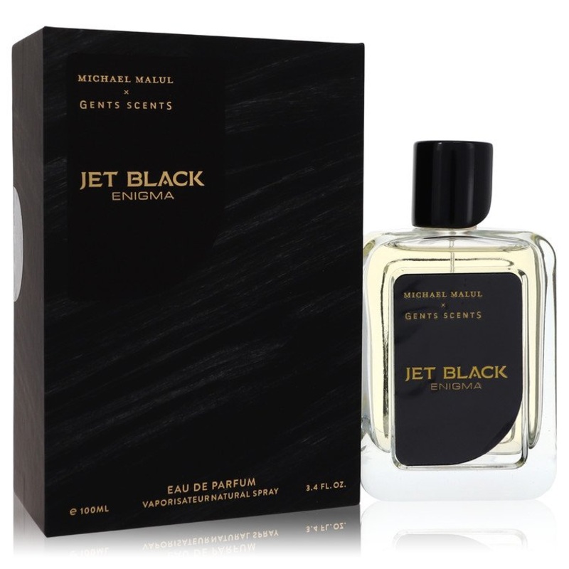 Jet Black Enigma by Michael Malul Eau De Parfum Spray 3.4 oz for Men - Premium Designer Fragrance