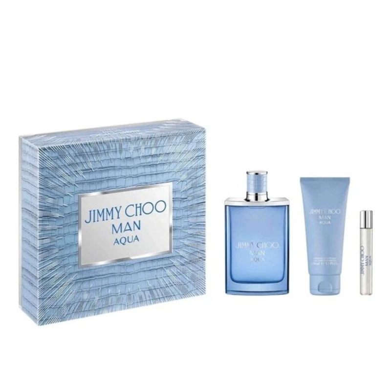 Jimmy Choo Man Aqua 3Pcs Set by Jimmy Choo for Men