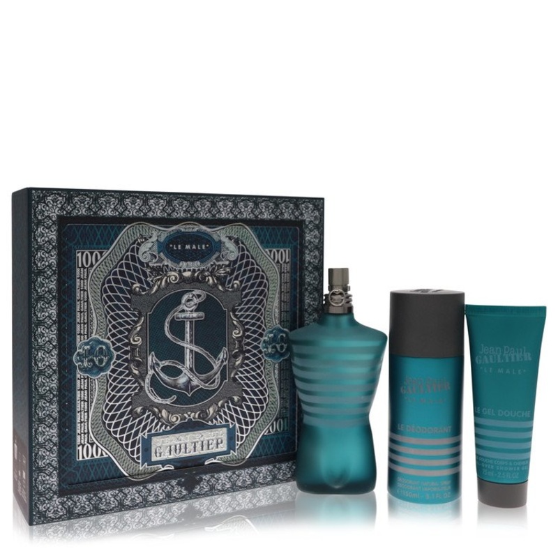 Jean Paul Gaultier by Jean Paul Gaultier For Men Gift Set With Shower Gel Gift Set -- 4.2 oz Eau De Toilette Spray + 5.1 oz Deodorant Spray + 2.5 oz Shower Gel