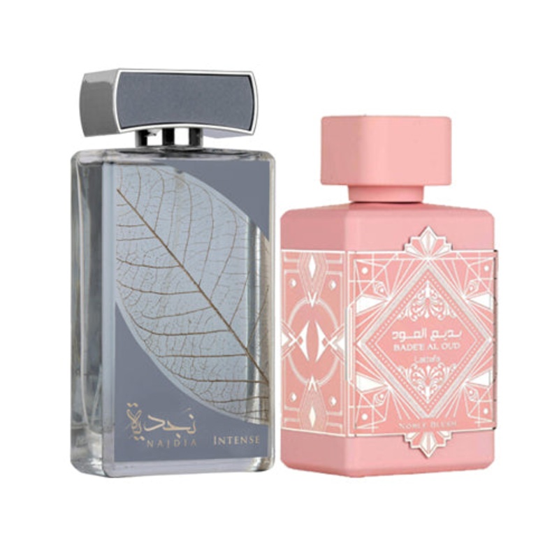 Lattafa Badee Al Oud Noble Blush + Lattafa Najdia Intense Bundle