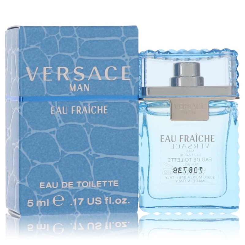 Versace Eau Fraiche By Versace Cologne 0.17 Oz Edt Splash For Men - Mini