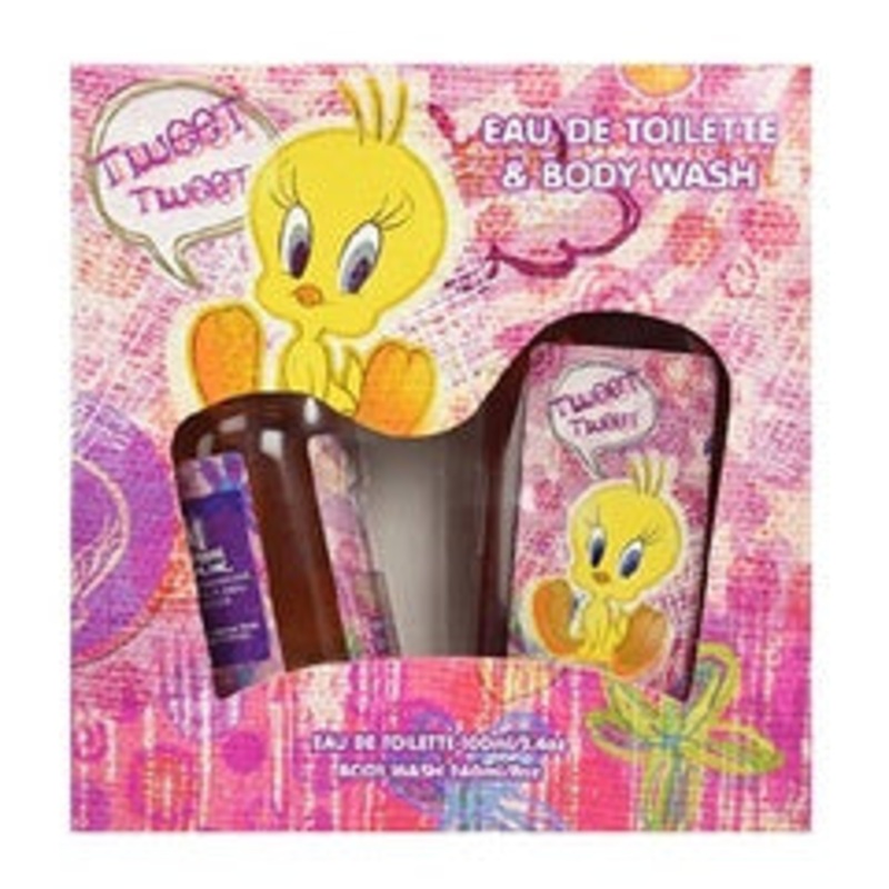 Tweety Tweet Gift Set by Marmol & Son 2 Piece Gift Set: 3.4 oz Eau de Toilette Spray + 8 oz Body Wash for Women