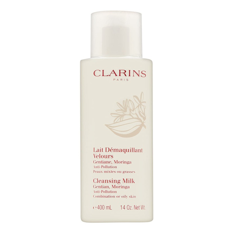 Clarins Cleansing Milk with Gentian Moringa 400ml/14oz - Oily to Combination Skin