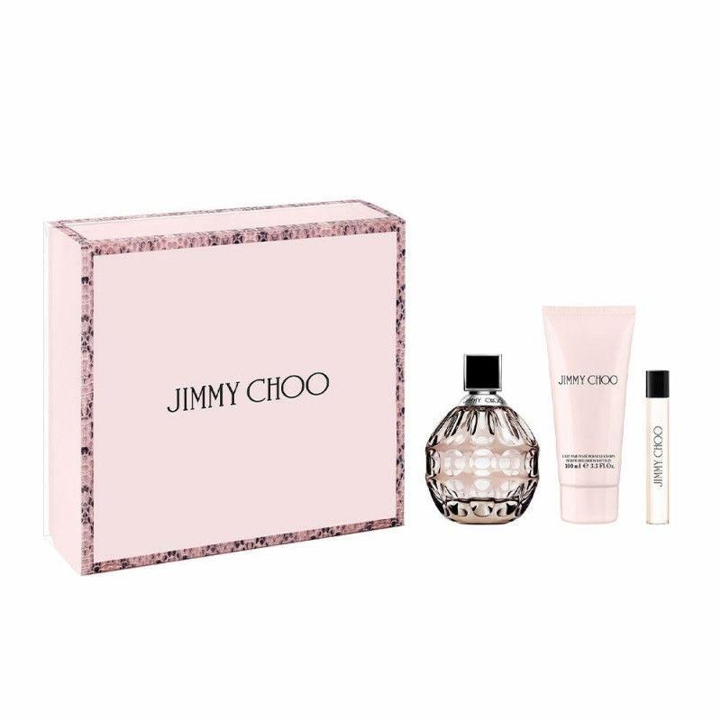 Jimmy Choo EDP Gift Set for Women (3PC) 100mL + 7.5 mL mini + 100mL body lotion