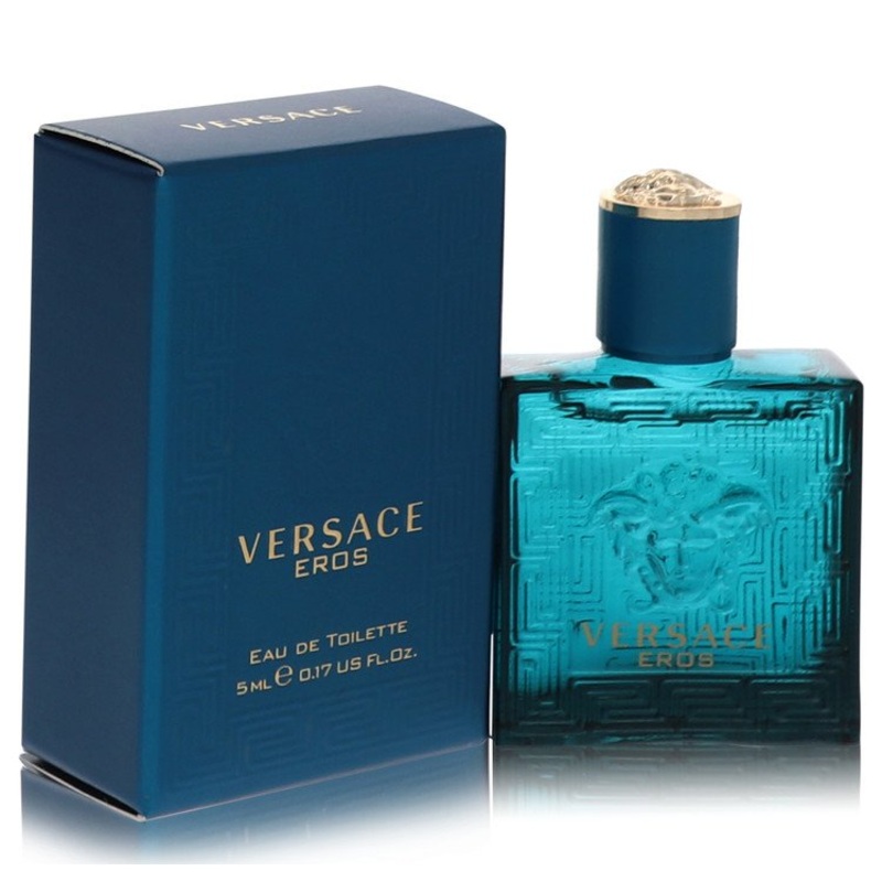 Versace Eros M 5Ml Eau De Toilette Boxed *Mini* By Versace For Men