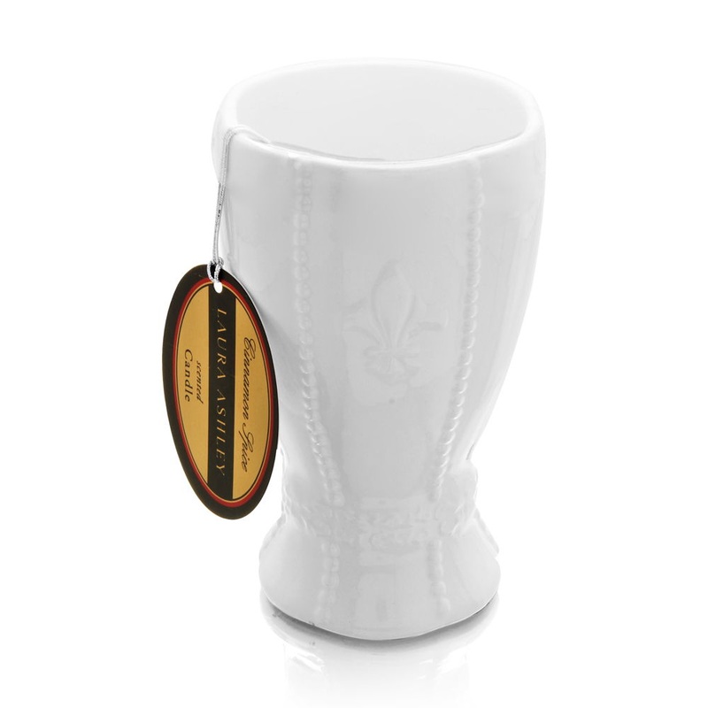 Laura Ashley Ceramic Scented Candle Cinnamon Spice