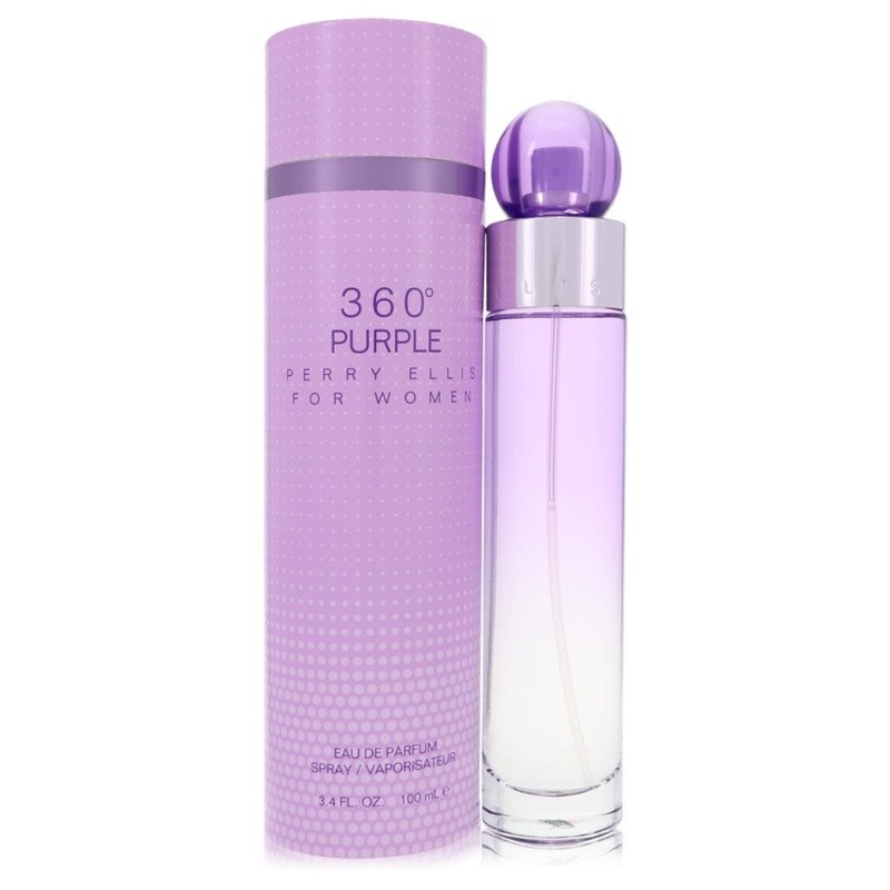 360 Purple EDP Spray 3.4 Oz Perfume by Perry Ellis for Women