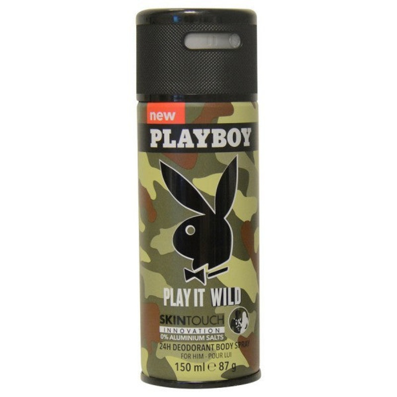 Play it Wild Deodorant by Playboy 5.0 Oz. Deodorant Spray For Men
