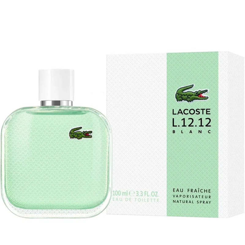Lacoste L.12.12 Blanc Eau Fraiche 100ML EDT Spray (M)
