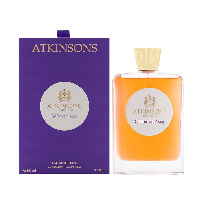 Atkinsons Californian Poppy 3.3 oz Eau de Toilette Spray