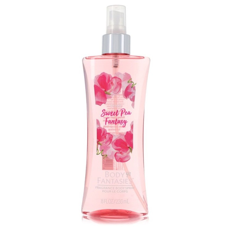 Body Fantasies Signature Pink Sweet Pea Fantasy by Parfums De Coeur Body Spray 8 oz for Women - Premium Designer Fragrance