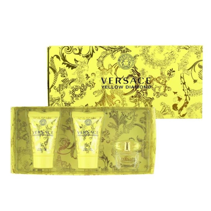 Yellow Diamond 3 Piece Gift Set by Gianni Versace for Women
