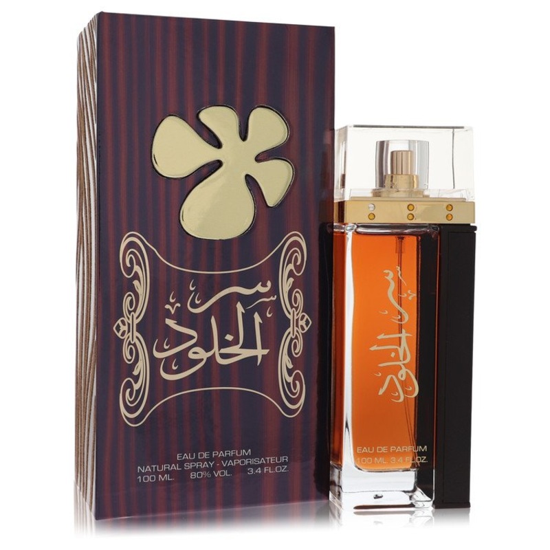 Lattafa Ser Al Khulood by Lattafa Eau De Parfum Spray (Unisex) 3.4 oz for Men - Premium Designer Fragrance