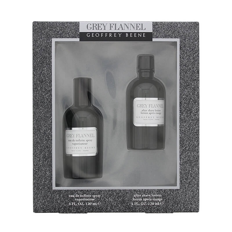 Geoffrey Beene Grey Flannel 120ml EDT 2pc Set (M)