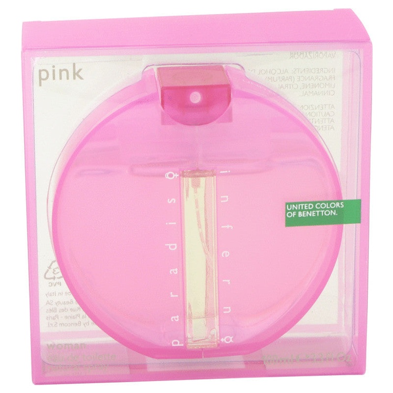 Inferno Paradiso Pink by Benetton For Women Eau De Toilette Spray 3.4 oz
