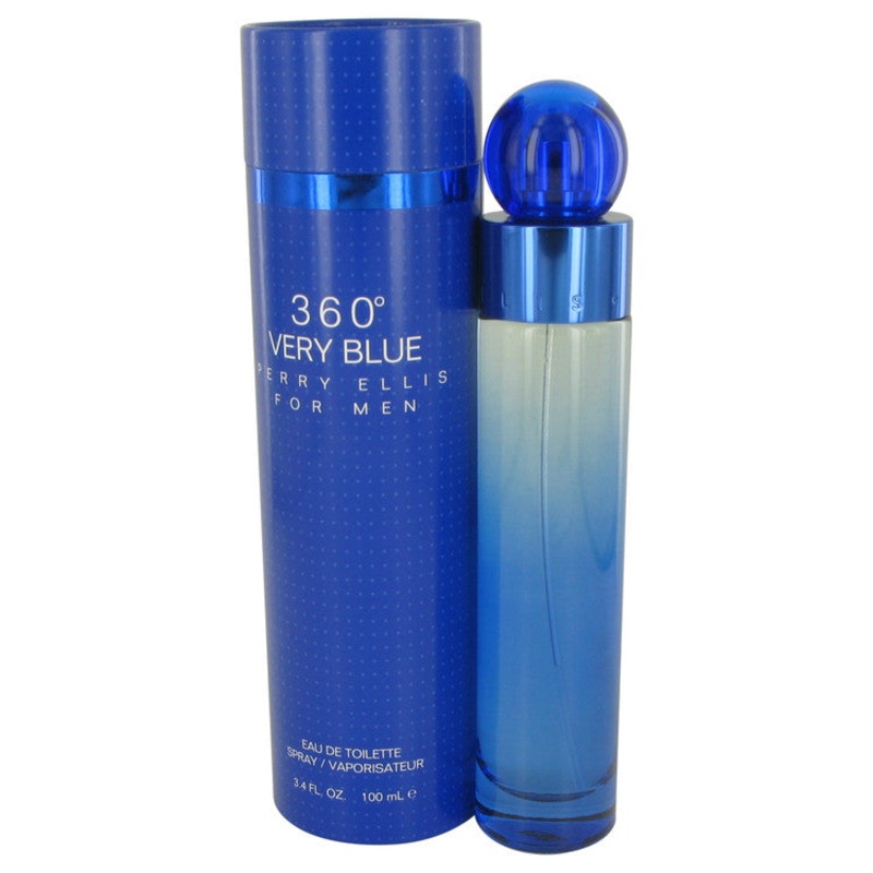 Perry Ellis 360 Very Blue by Perry Ellis For Men Eau De Toilette Spray 3.4 oz