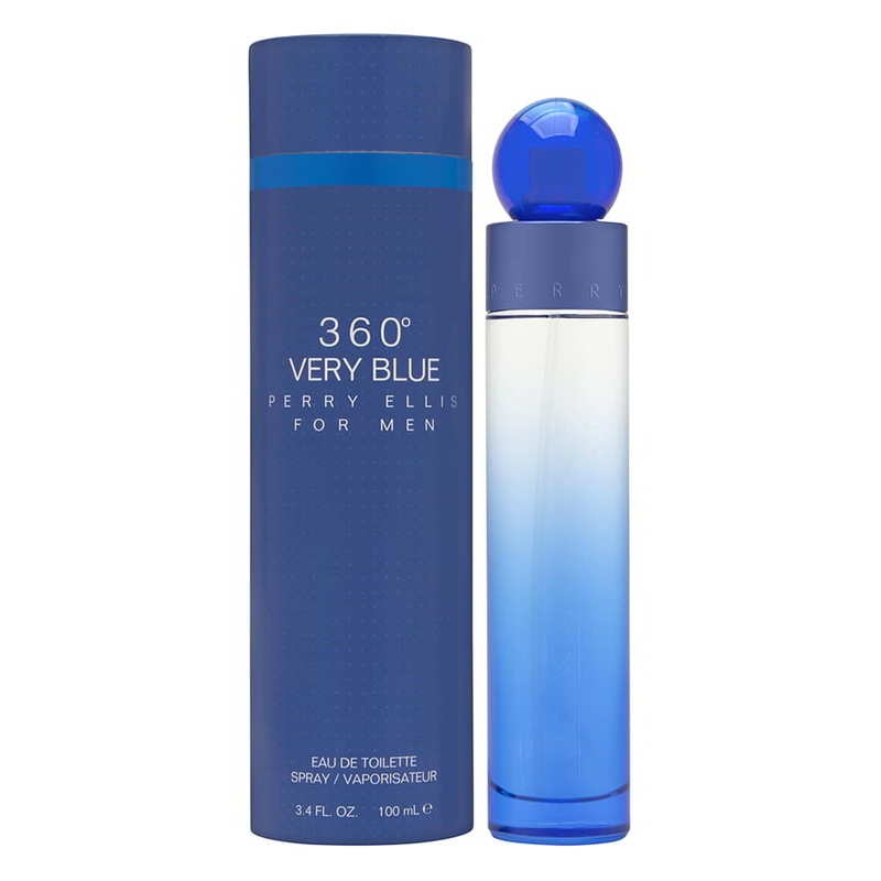360 Very Blue by Perry Ellis for Men 3.4 oz Eau de Toilette Spray 3.4 oz Eau de Toilette Spray