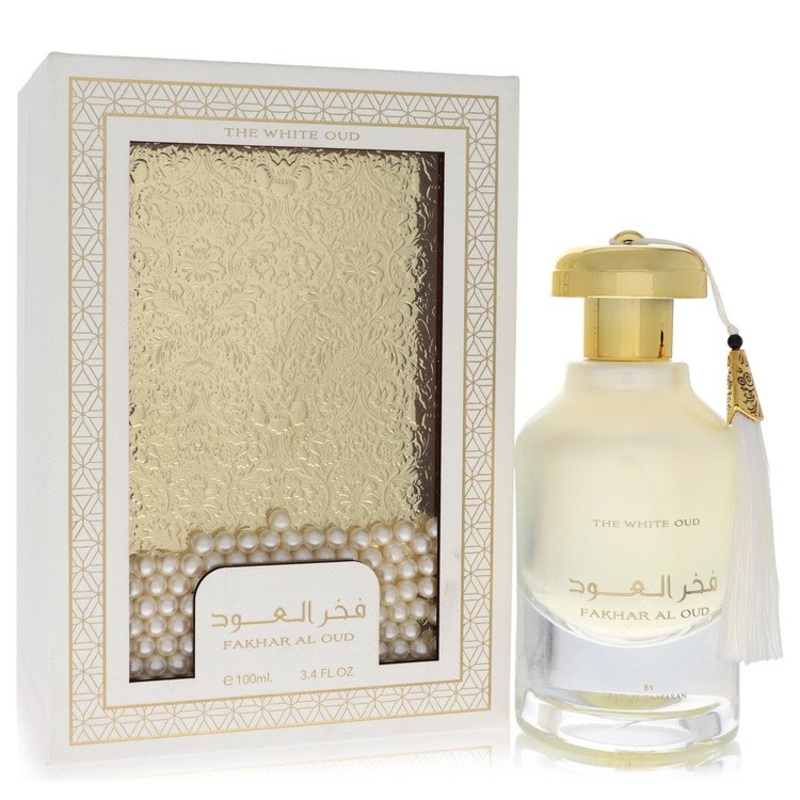 Ard Al Zaafaran Fakhar Al Oud The White Oud by Al Zaafaran Eau De Parfum Spray (Unisex) 3.4 oz for Men - Premium Designer Fragrance
