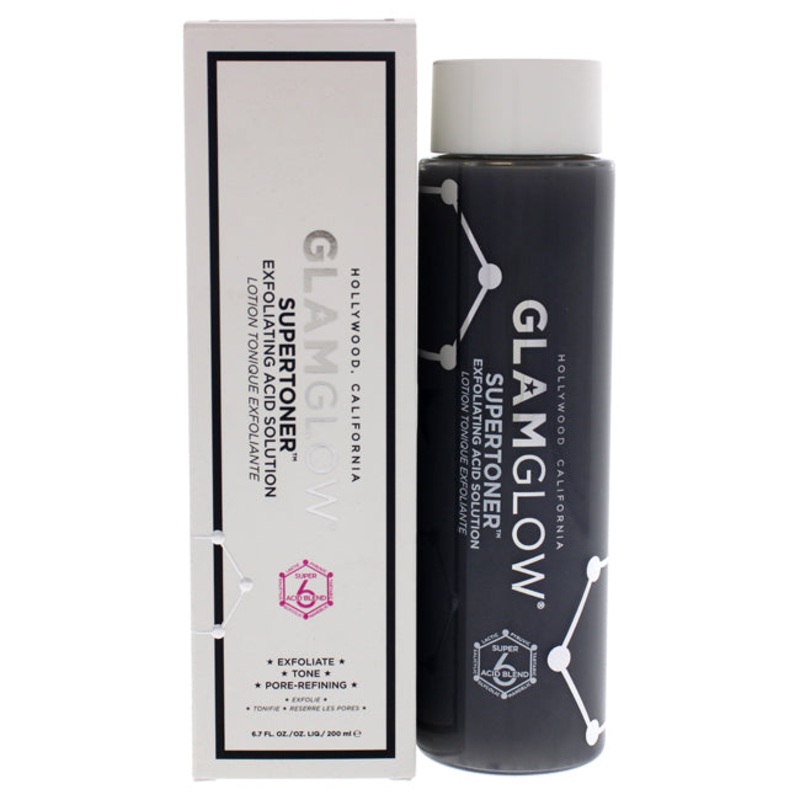 Supertoner Exfoliating Acid Solution by Glamglow for Unisex - 6.7 oz Exfoliator 6.7 oz.
