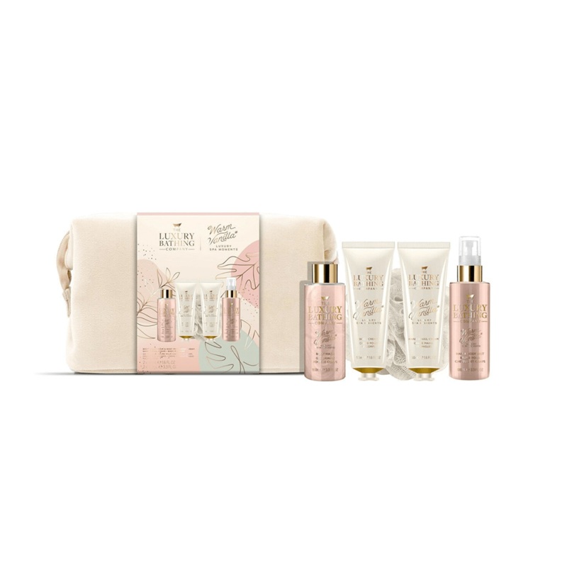 The Luxury Bathing Company Warm Vanilla Weekend Escape Gift Set