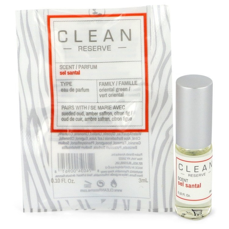 Clean Reserve Sel Santal by Clean Mini EDP Rollerball .10 oz for Women - Premium Designer Fragrance