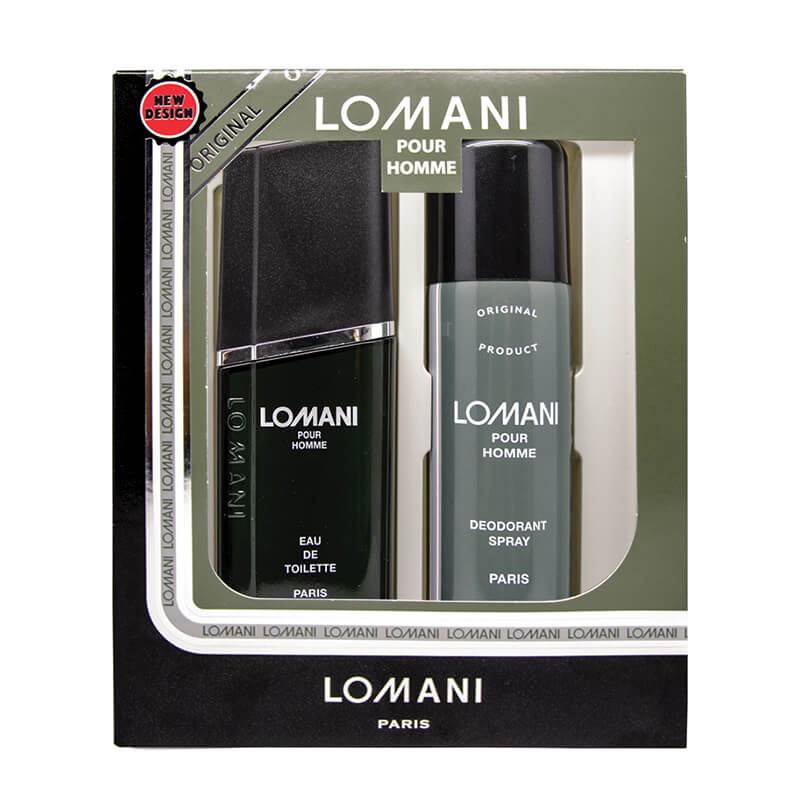 Lomani Pour Homme 2pc Set 100ml EDT (M)
