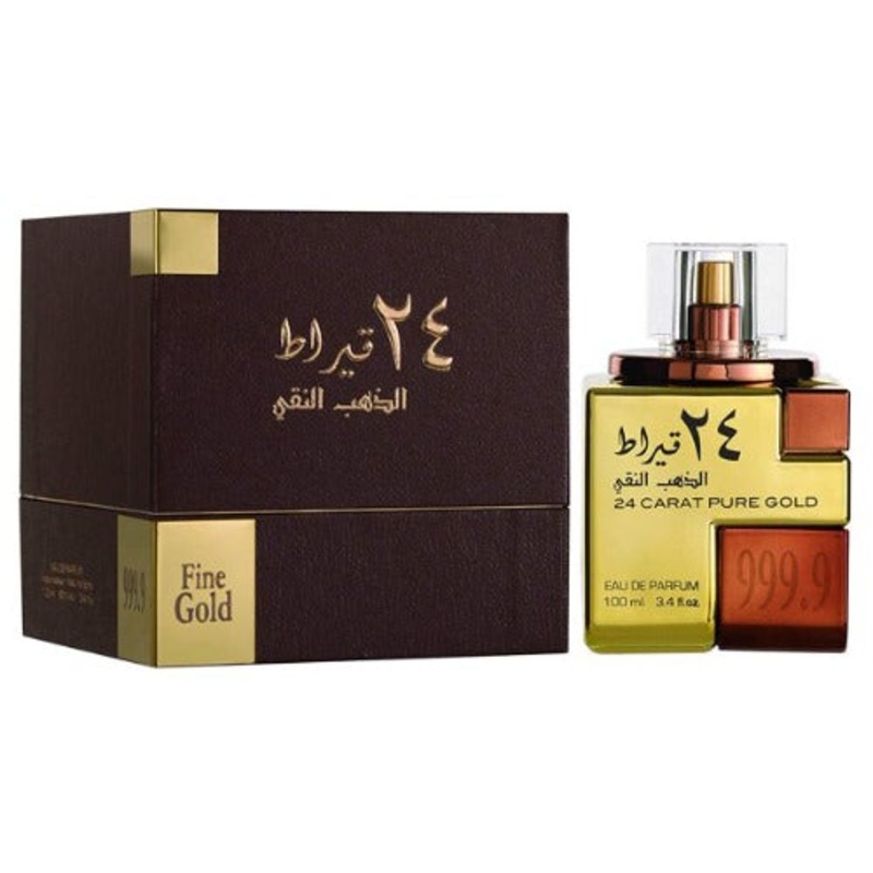 Lattafa 24 Carat Pure Gold Eau De Parfum 3.4 Oz