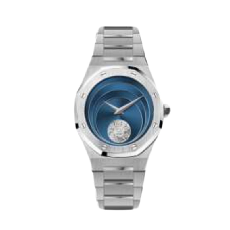 Louis Cardin Watch 8844F Women's Watch Navy Blue Dial (SS band)