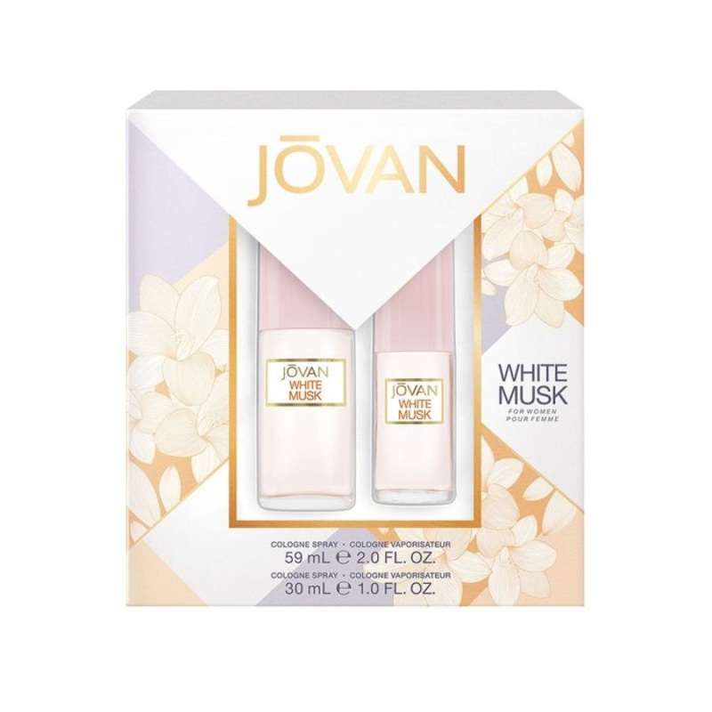White Musk 2 Piece Set by Jovan for Women