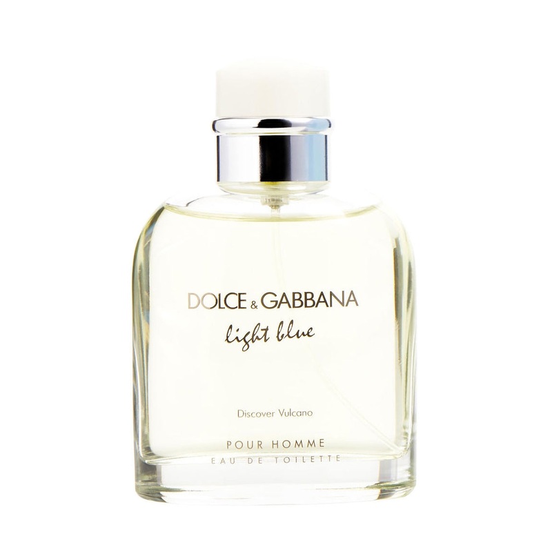 Dolce&Gabbana Light Blue Discover Vulcano Pour Homme Eau de Toilette for Men - Box Item 5ml Atomizer Black