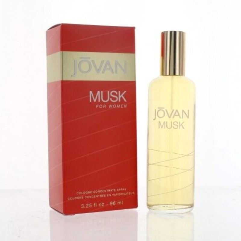Jovan Musk By Coty 3.25 Oz Cologne Concentrate Spray For Women In Box