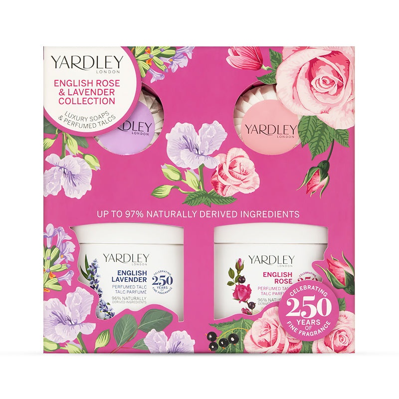 Yardley Soap and Talc Gift Set 4x 50 g