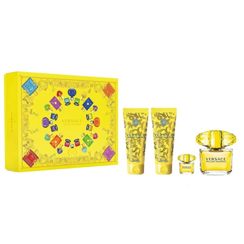 Yellow Diamond 4 Pcs Gift Set by Versace for Women