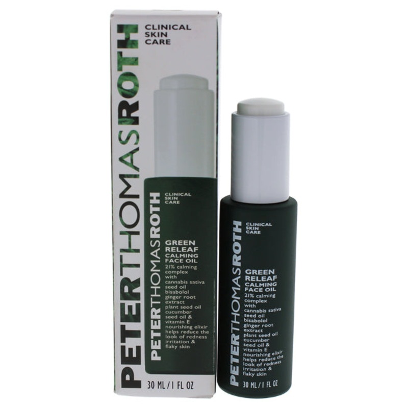 Green Releaf Calming Face Oil by Peter Thomas Roth for Women - 1 oz Oil 1 oz.