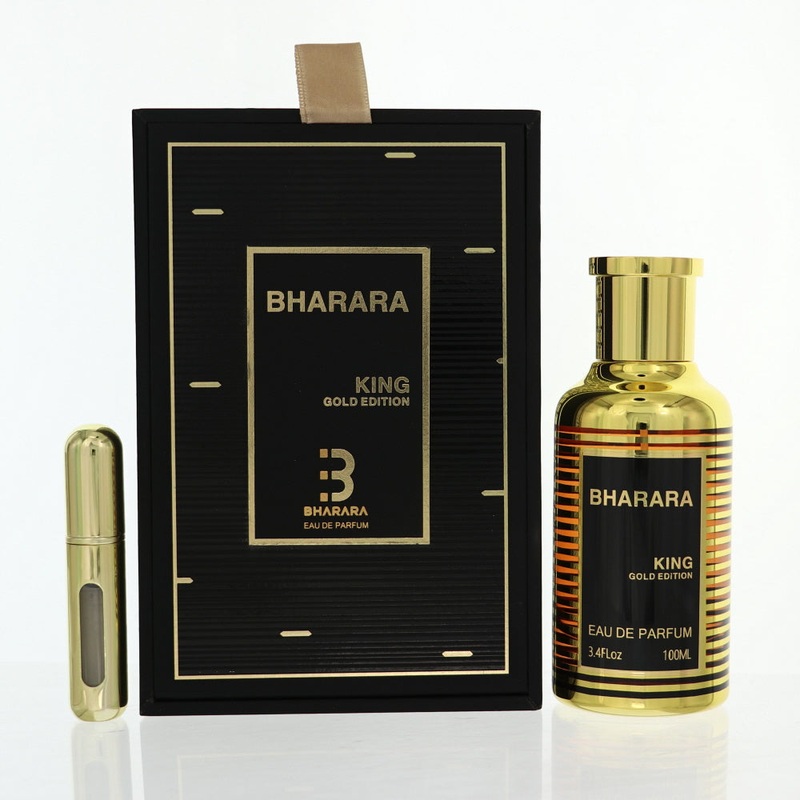 King Gold By Bharara Beauty Cologne 3.4 Oz Edp Spray For Men - Box
