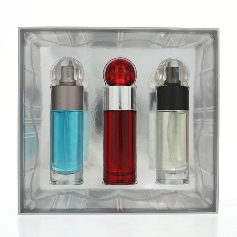 Perry Ellis 360 By Perry Ellis Cologne 3 Piece Gift Set - 1.0 Oz 360 Perry Ellis Edt Spray, 1.0 Oz 360 Red Perry Ellis Edt Spray, 1.0 Oz Perry Ellis Reserve Edt Spray For Men - Gift Set