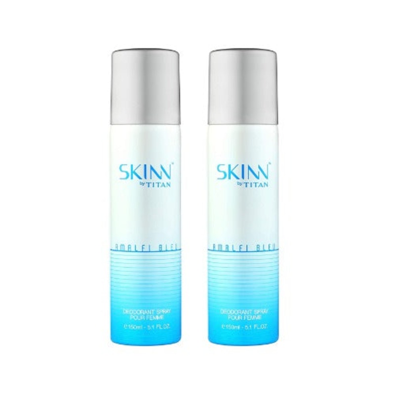 Titan Skinn Amalfi Blue Deodorant For Women 150ml Pack of 2