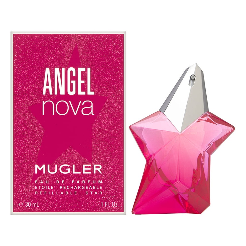 Angel Nova by Mugler for Woman 1.0 oz Eau de Parfum Refillable Spray