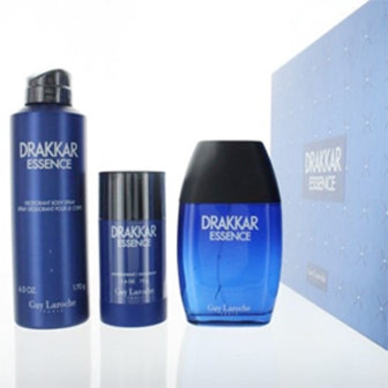 Drakkar Essence 3 Piece Gift Set 3.4 Oz