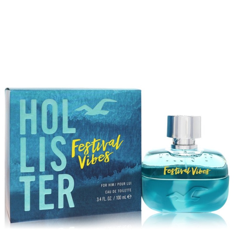 Hollister Festival Vibes by Hollister Eau De Toilette Spray 3.4 oz for Men - Premium Designer Fragrance
