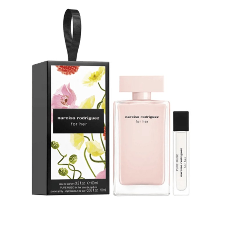 Narciso Rodriguez Musc Noir Eau de Parfum Women's Fragrance Gift Set (100ml) with 10ml EDP