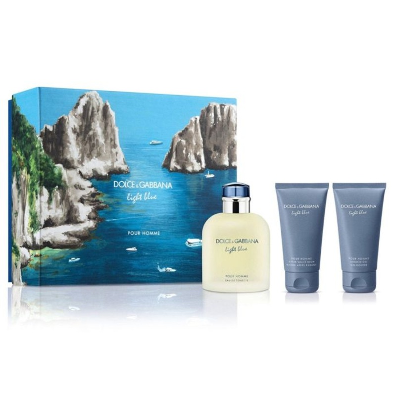 Light Blue  3 Pieces Gift Set by Dolce And Gabbana for Men